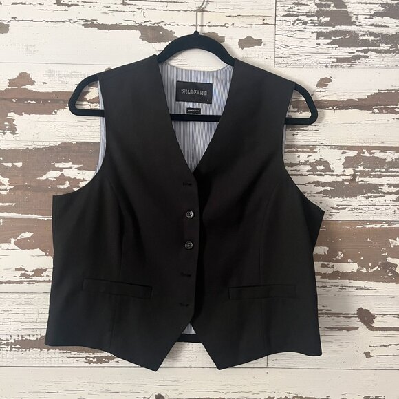 WildFang Empower Vest, Black, Button Up, Large - Picture 2 of 3